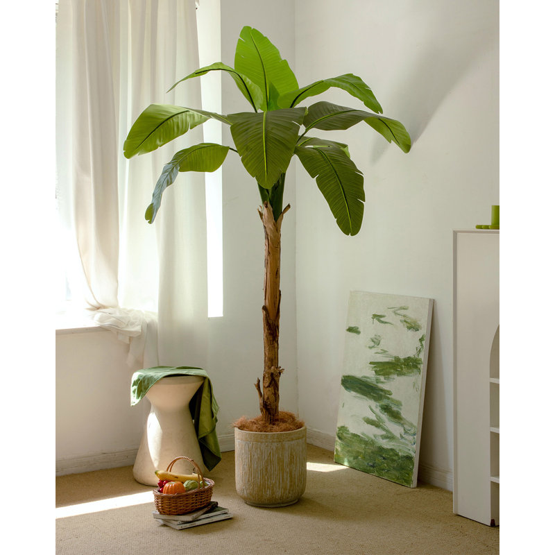 Bananier artificiel vert clair