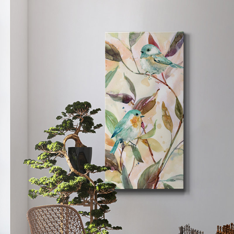 Bird Sanctuary I - Impression sur toile tendue, H 40 po x l 20 po x P 1,5 po