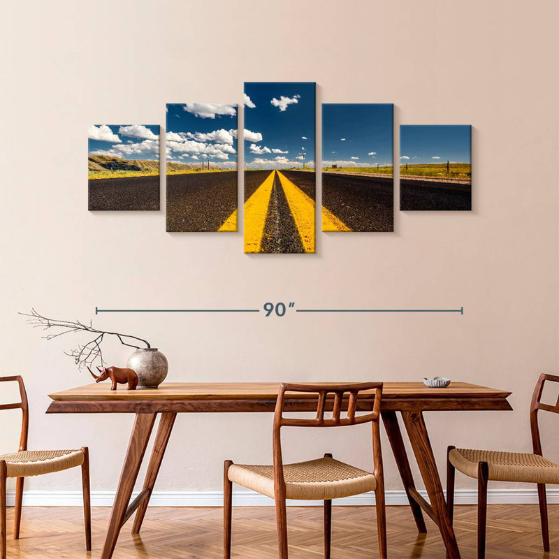 Wyoming Highway, 42" H x 92" W
