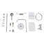 Wall-Mount Bathroom Piano-Key Panel Shower System Set-136985261