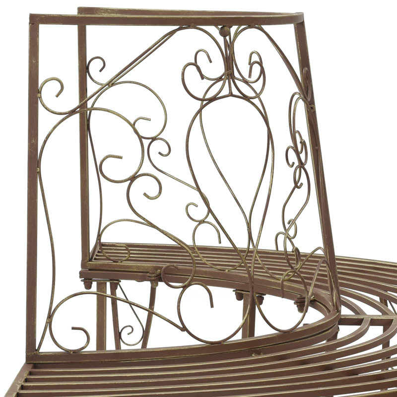 Outdoor Bench, Antique Brown