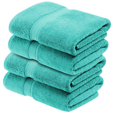 Donlad Certified Certified Egyptian Cotton 800 GSM Heavyweight Plush Solid Luxury Bath Towel