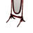Tall Standing Wooden Floor Mirror With Adjustable Swivel And Oval Shape, A Stylish And Functional Addition To Any Space.-698672367