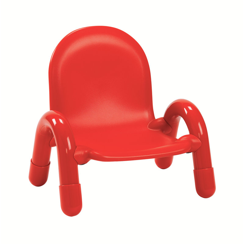Chaise préscolaire Baseline, 5 po, Rouge pomme d'amour