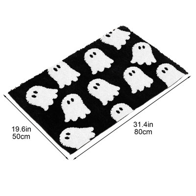 Tapis de sol fantôme d'Halloween - tapis de salle de bain et de toilette - tapis de porte d'entrée pour le vestibule