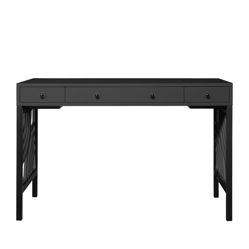 Swirl Writing Desk, Black