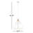 Uma 1-Light Dimmable LED Single Pendant -44179446-20343544