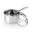 Casserole en acier inoxydable avec couvercle Cook N Home-49835512