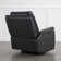 Puspha 37'' W Modern Vegan Leather Swivel Manual Recliner