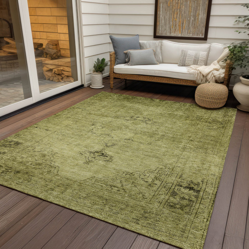 Tapis intérieur / extérieur Nayelin, Rectangle 2 pi 6 po x 3 pi 10 po