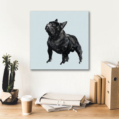  'A Very Pastel Modern Dog 3' by Cartissi Canvas Wall Art, 18" x 18"