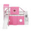 Lit mezzanine simple avec tente et tour