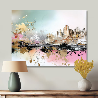 «Serene Vista Of Canyon Desert I», art mural en métal, paysages