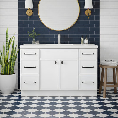 Ensemble de meuble-lavabo simple Manhattan