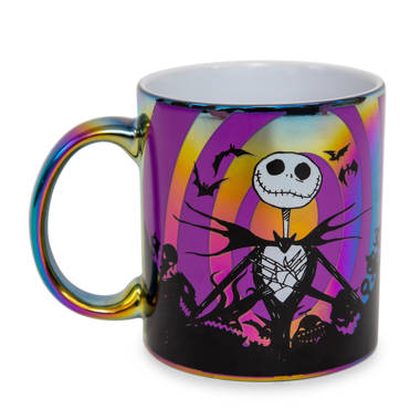 Silver Buffalo Nightmare Before Christmas Jack Skellington Carnival Cup  With Straw | 20 Ounces