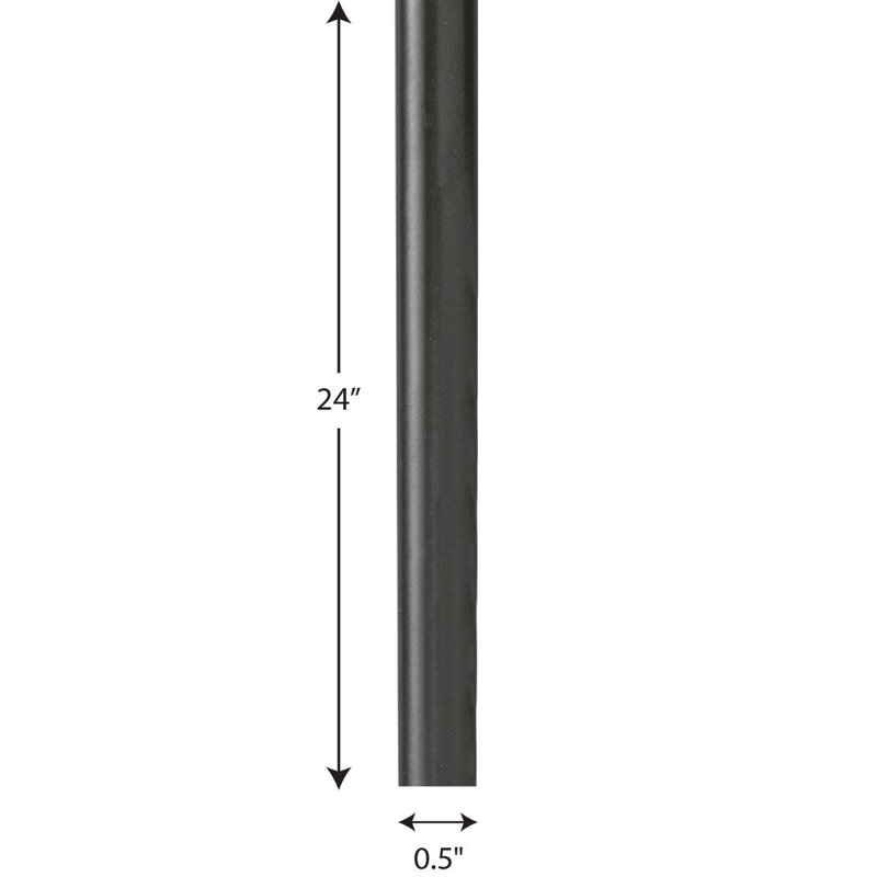 Tige d'extension, Noir mat