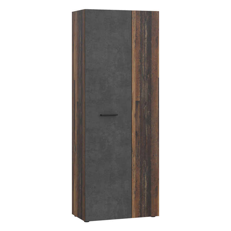 Shilu 18 Pair Shoe Storage, Grey/Vintage Oak