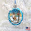 Keepsake 3'' Handmade Glass Photo Ornament