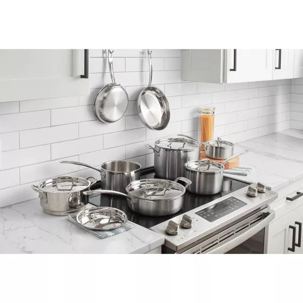 Batterie de cuisine 12 pièces en acier inoxydable Multiclad Pro de Cuisinart