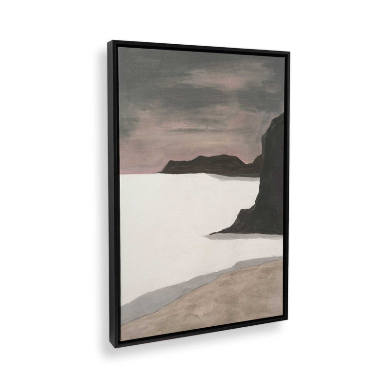 «Ocean polaire II» par Michael Willett, reproduction d'art, Noir, H 16 po x l 12 po