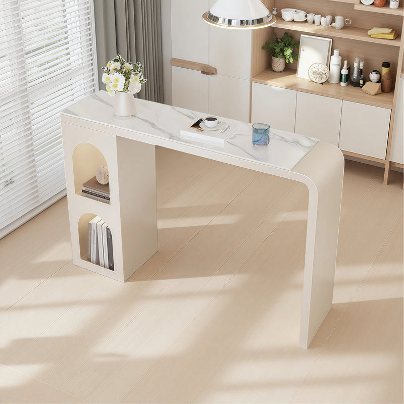 Hage, H 41,3 po x L 15,7 po x l 55,1 po, Blanc, Crème, crème