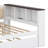 Space-Saving Wooden Daybed Featuring Plush Back Cushion, Storage Shelves, USB Outlet & Roll-Out Guest Trundle