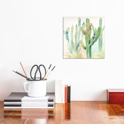 Cactus Garden II by Cynthia Coulter - Wrapped Canvas Painting