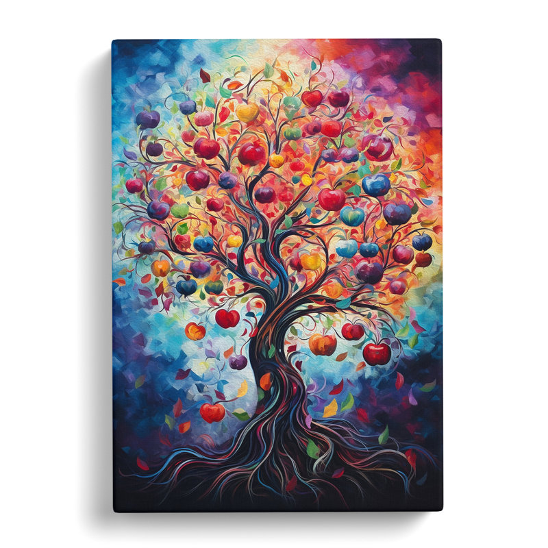 Apple Tree Expressionism - Print, 60cm H x 40cm W x 3cm D
