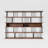 Noah Grid Modern Open Bookcase