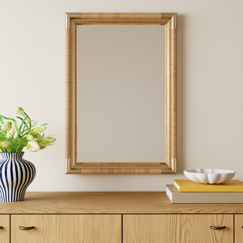 Mariella Metal Rectangle Wall Mirror