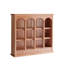 Porte-gobelet en bois massif d'inspiration rétro avec amplement de tablettes