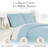Southshore Fine Linens Southshore Basics Duvet Cover Set in Light Blue, Double-Brushed Microfiber Bedding with Hidden Zipper Closure and Corner Ties, 1 Pillow Sham, Twin/Twin XL-993066937-993066925