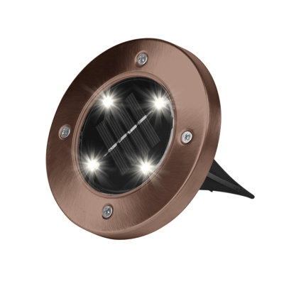 Ensemble de lumières DEL intégrées à énergie solaire pour le chemin d'accès