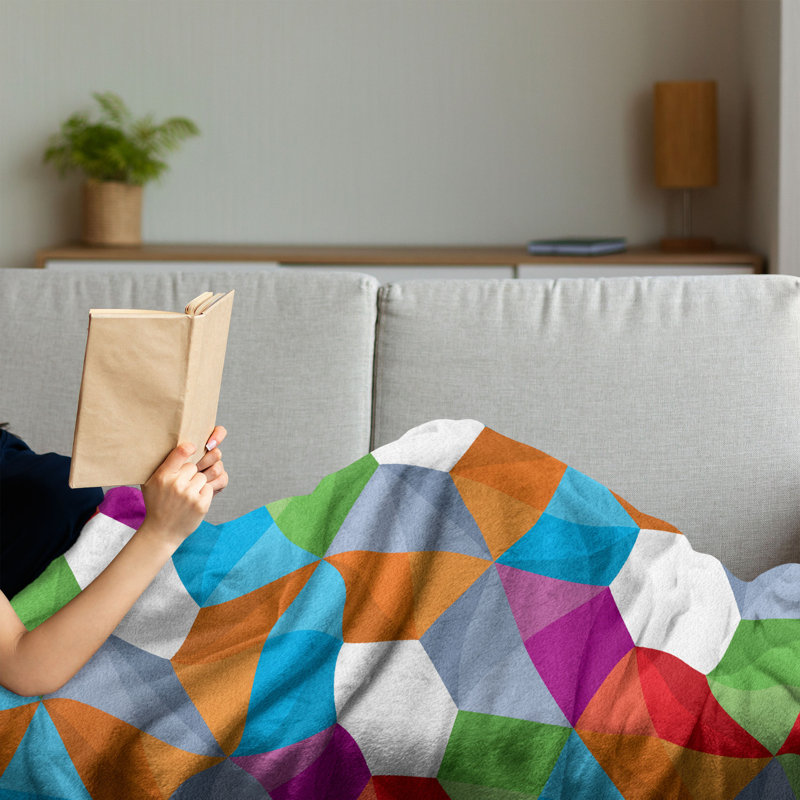 Hand Woven Throw Blanket, 60" x 80"