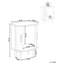 Annewil 40cm W Bedside Table