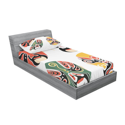 Cultural Drama Costumes Oriental Masks Sheet Set