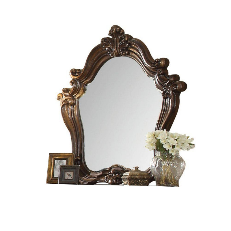 Wood Flat Wall Mirror