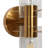 1- Light 13.4'' H Iron Wall Sconce