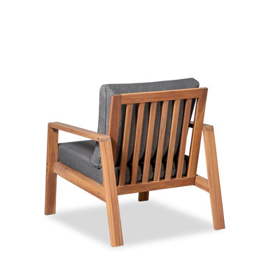 Davies Acacia Patio Lounge Chair (Set of 2)