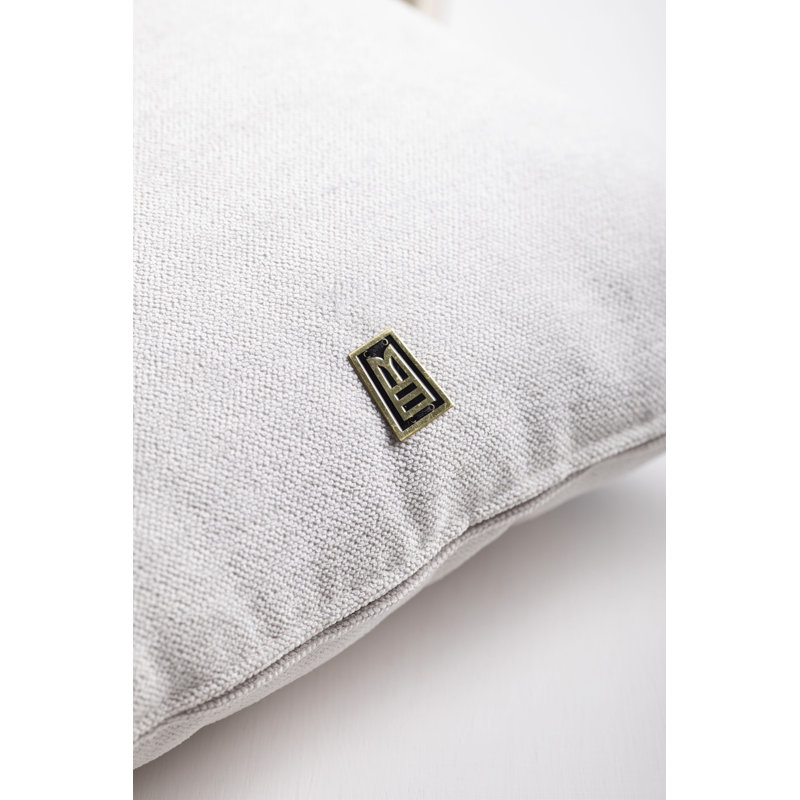 Llama Hand Embroidered Decorative Throw Pillows by Andean, In Stock, White/Black