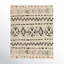 Riad Hand-Knotted Neutral/Black Area Rug-841254437