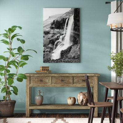 Hidden Waterfall 1 Piece Wall Art on Canvas