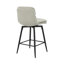 Tabouret de comptoir pivotant 26 po avec structure en métal-1221474594