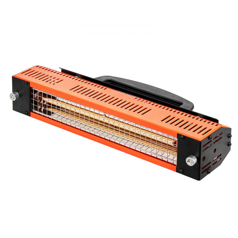 Lampe à polymériser infrarouge, 1000 W haute puissance, lampe chauffante à main pour voiture, 2,48 pieds carrés de surface de cuisson, séchoir à peinture pour réparation sur place, séchage du moteur