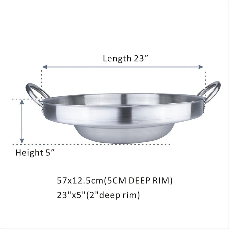 Arc 23" Heavy Duty Stainless Steel Concave Discada Cooker With 200,000 Btu High-Pressure Propane Stove Combo | Outdoor Cooking Kit For Discada, Tacos, Griddle, Frying, Camping, And Homebrewing