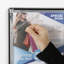 Cadre mural en aluminium 0,79 po à chargement frontal par pression Snap 16 x 20 argent-69260527-69260531