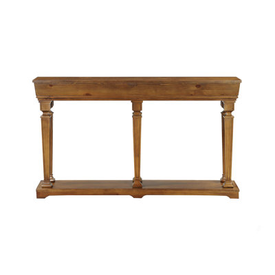 Garrison Oak Finish Console Table