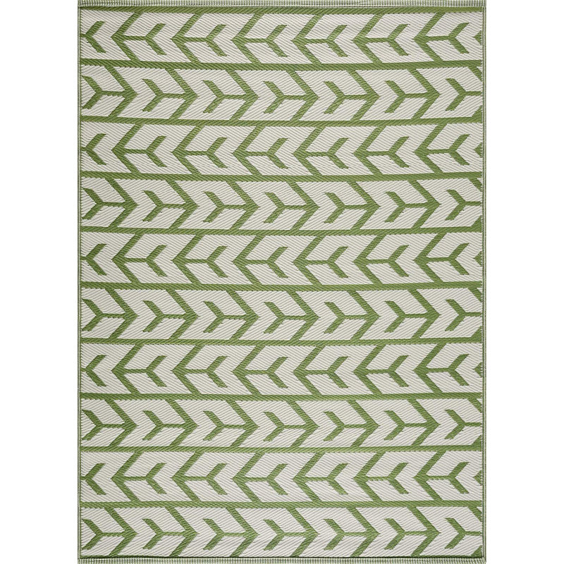 Allistir Geometric Indoor / Outdoor Rug, Rectangle 5' x 7'