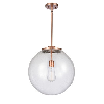 Luminaire suspendu sphère 1 lumière Frederick