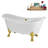 59" Streamline Clawfoot Tub,Tray,Drain, Clawfeet-101628977-102220277